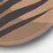 Designart - Tropical Leaf Silhouettes and Shapes II - Modern Metal Circle Wall Art